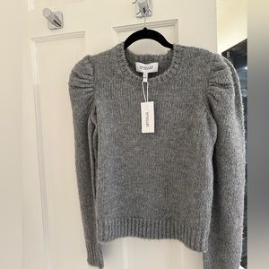 Derek Lam I O Crosby Heather Grey Sweater size Medium
